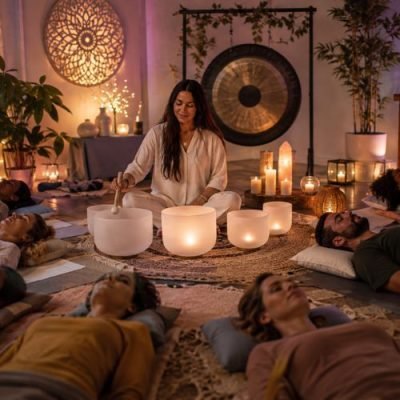 What is a group sound bath