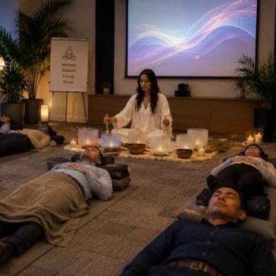 Why sound baths are part of your workplace wellness routine